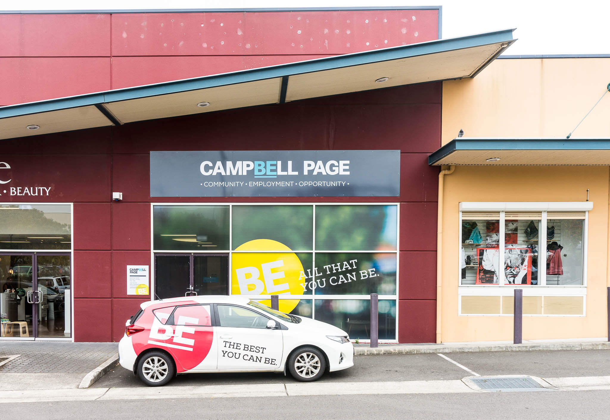 Campbell page banner design by Think Creative Agency