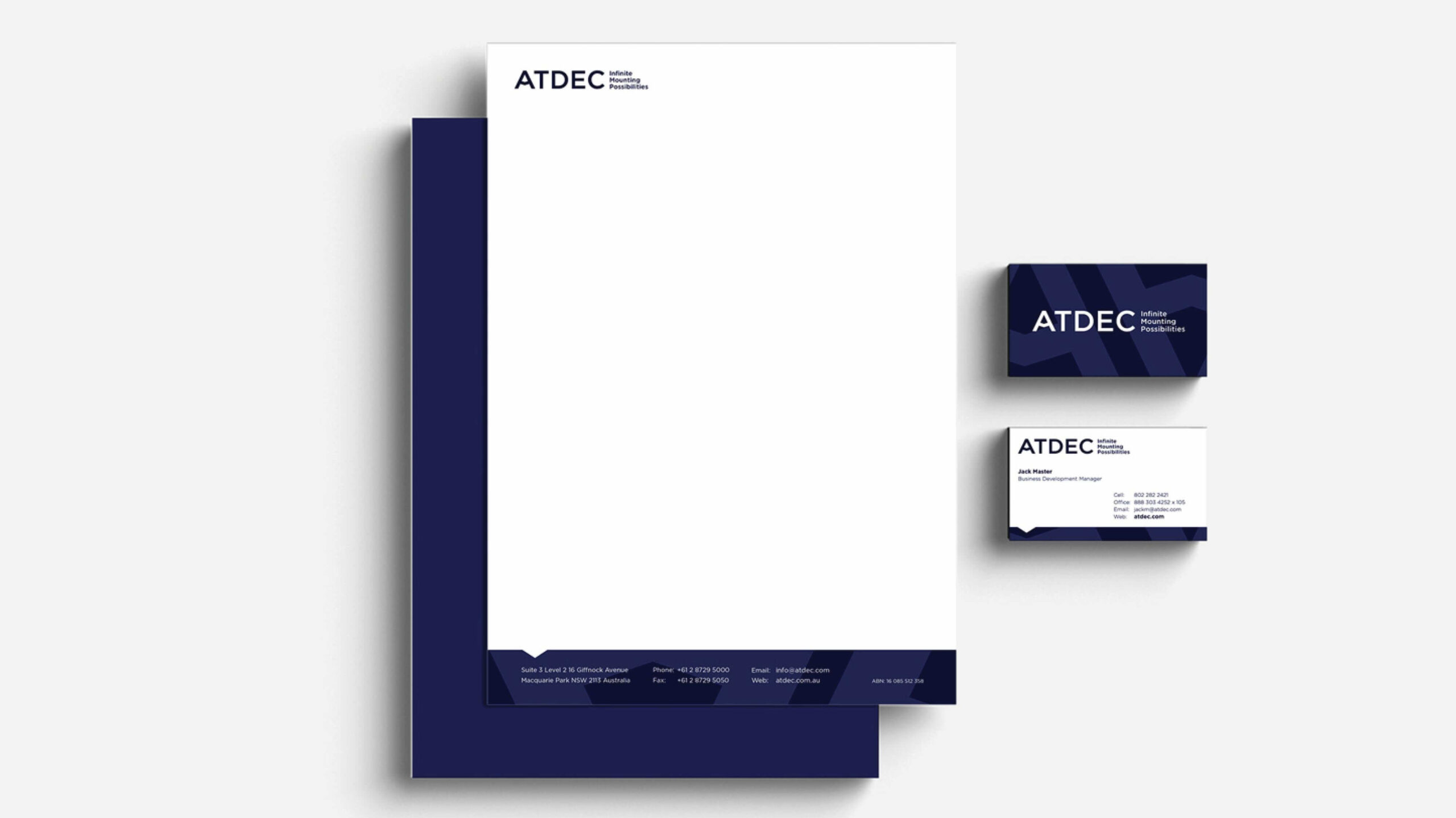 Atdec Brochure design by TCA