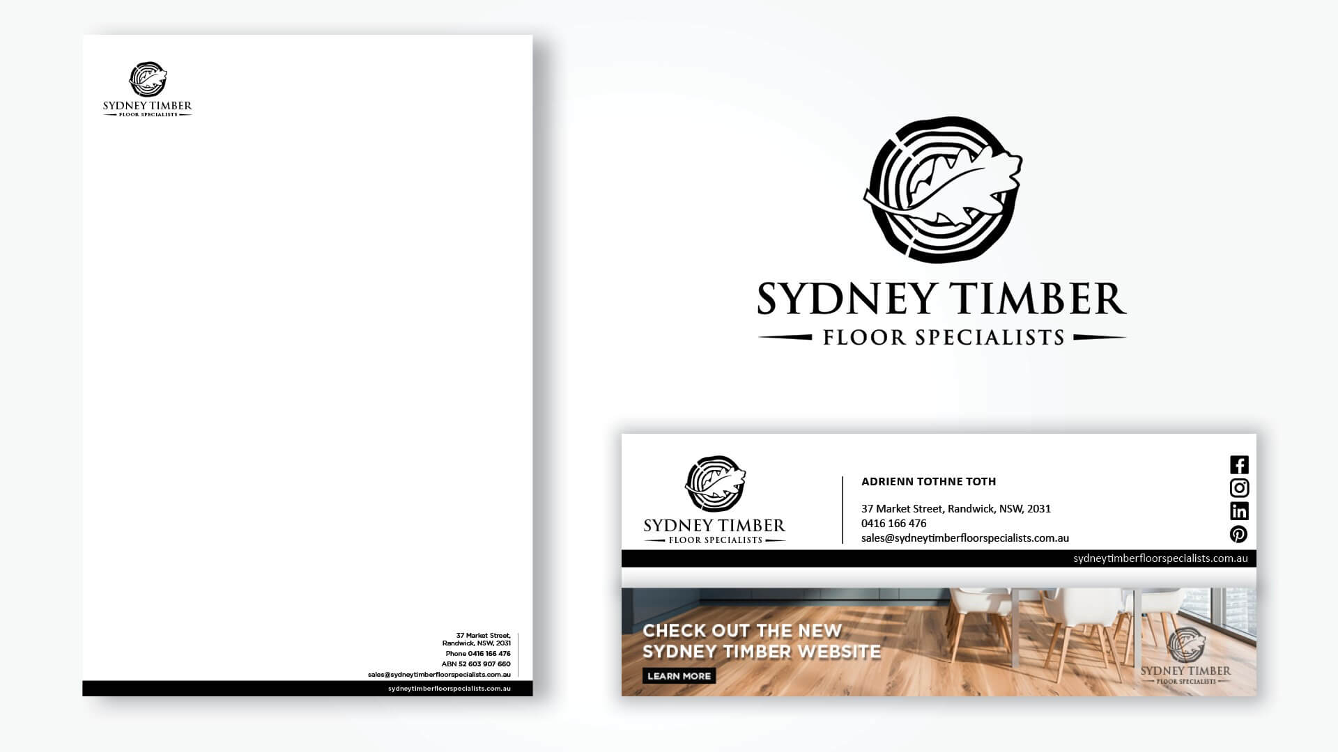 Sydney Timber Floor refresh Design by Think Creative Agency