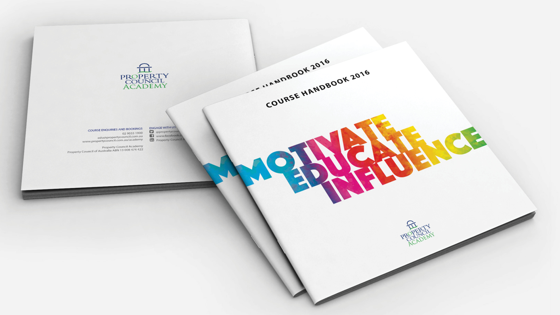 Property Academy Courses Collateral by Think Creative Agency