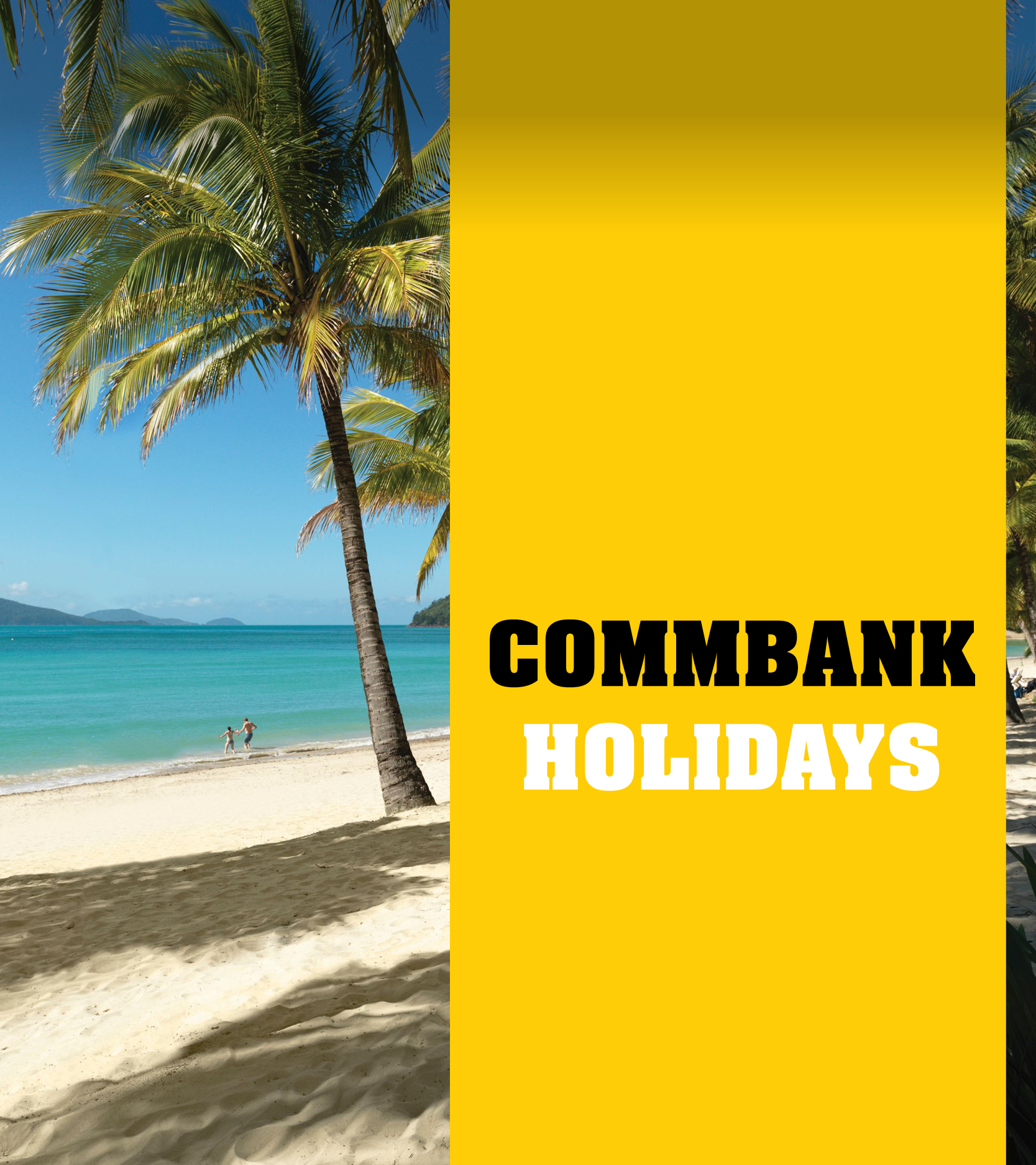 CommBank Holidays poster design by Think Creative Agency 800x800px CommBank Holidays poster design by Think Creative Agency