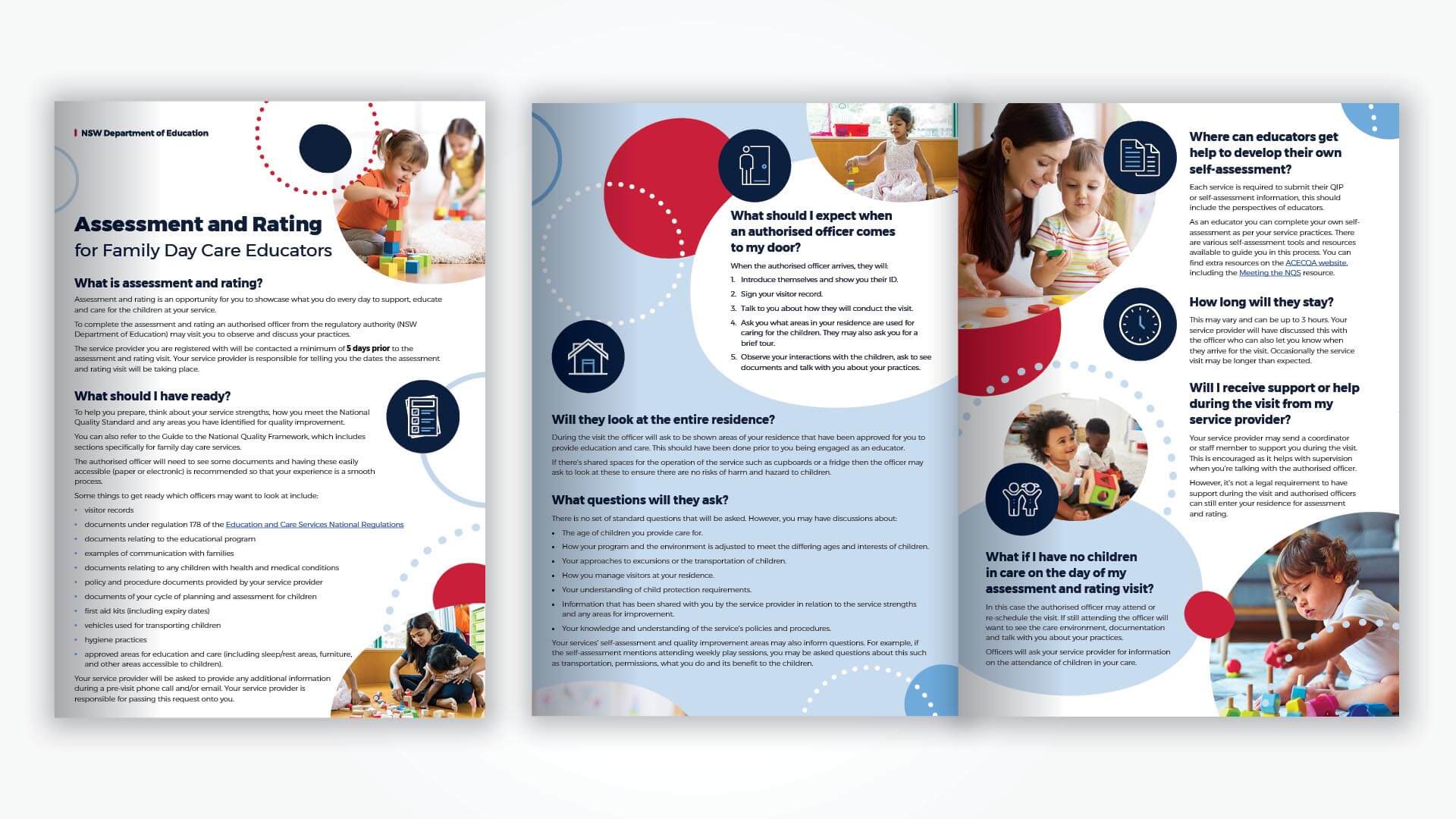 NSW Department of Early Childhood Education brochure design