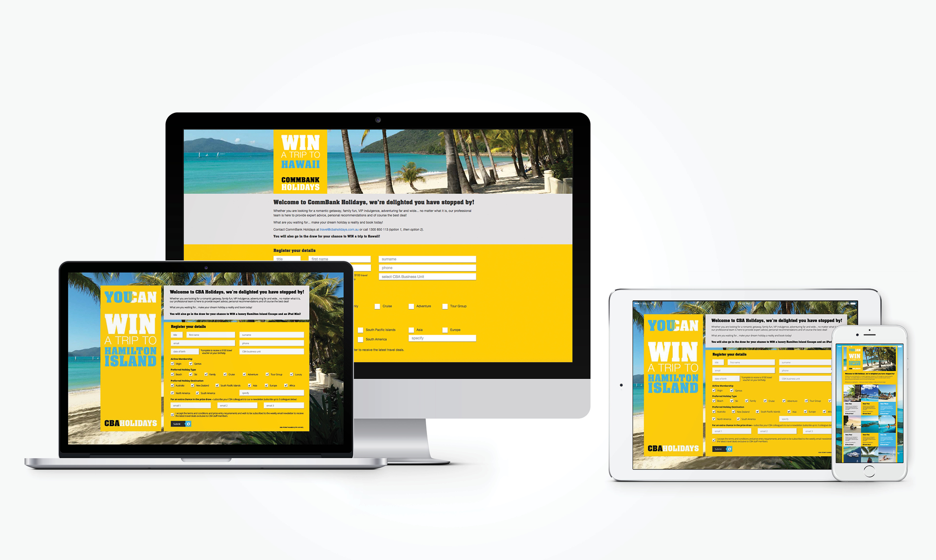 CommBank Holidays Microsite launch 3