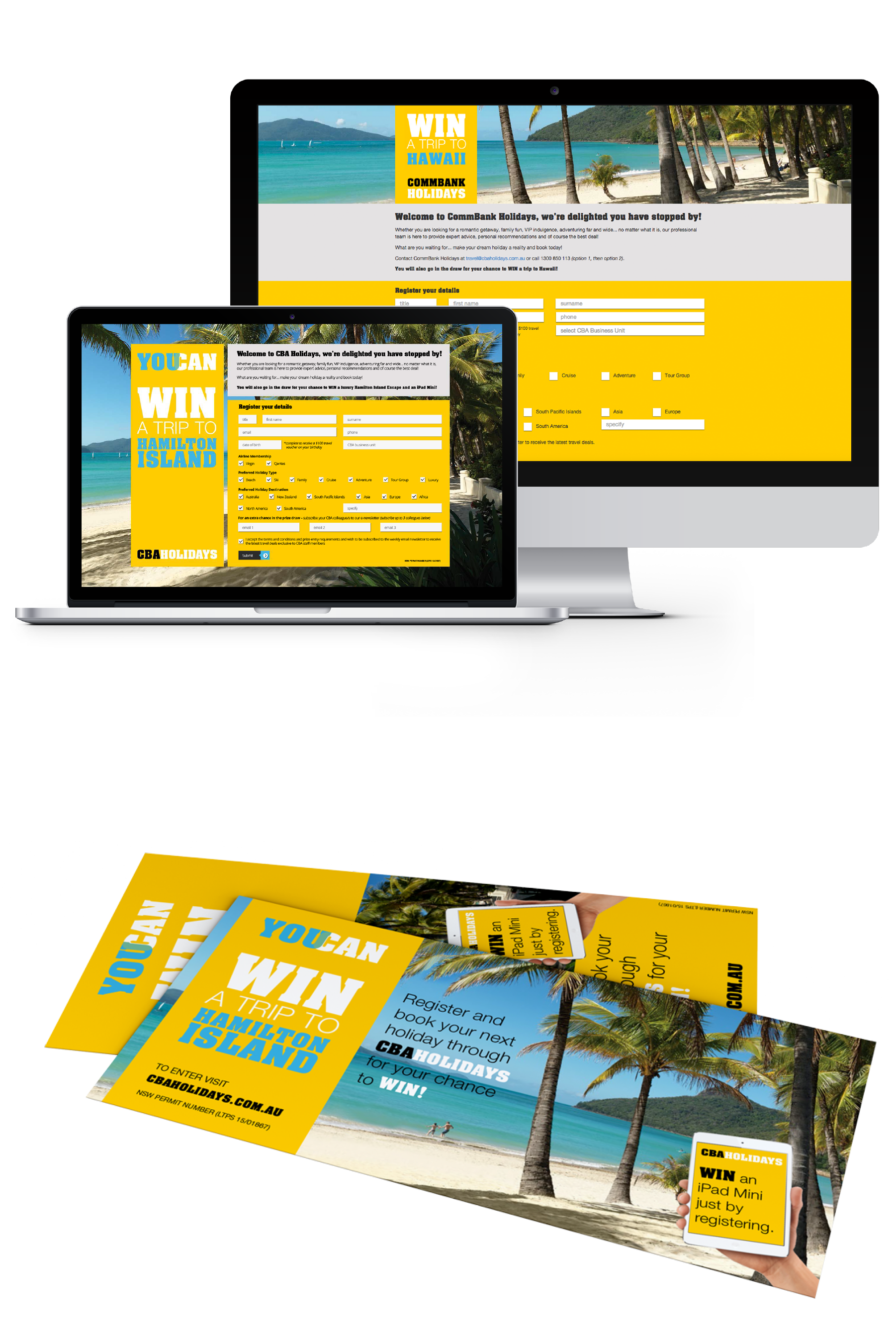 Commbank Holidays Microsite Launch by Think Creative Agency