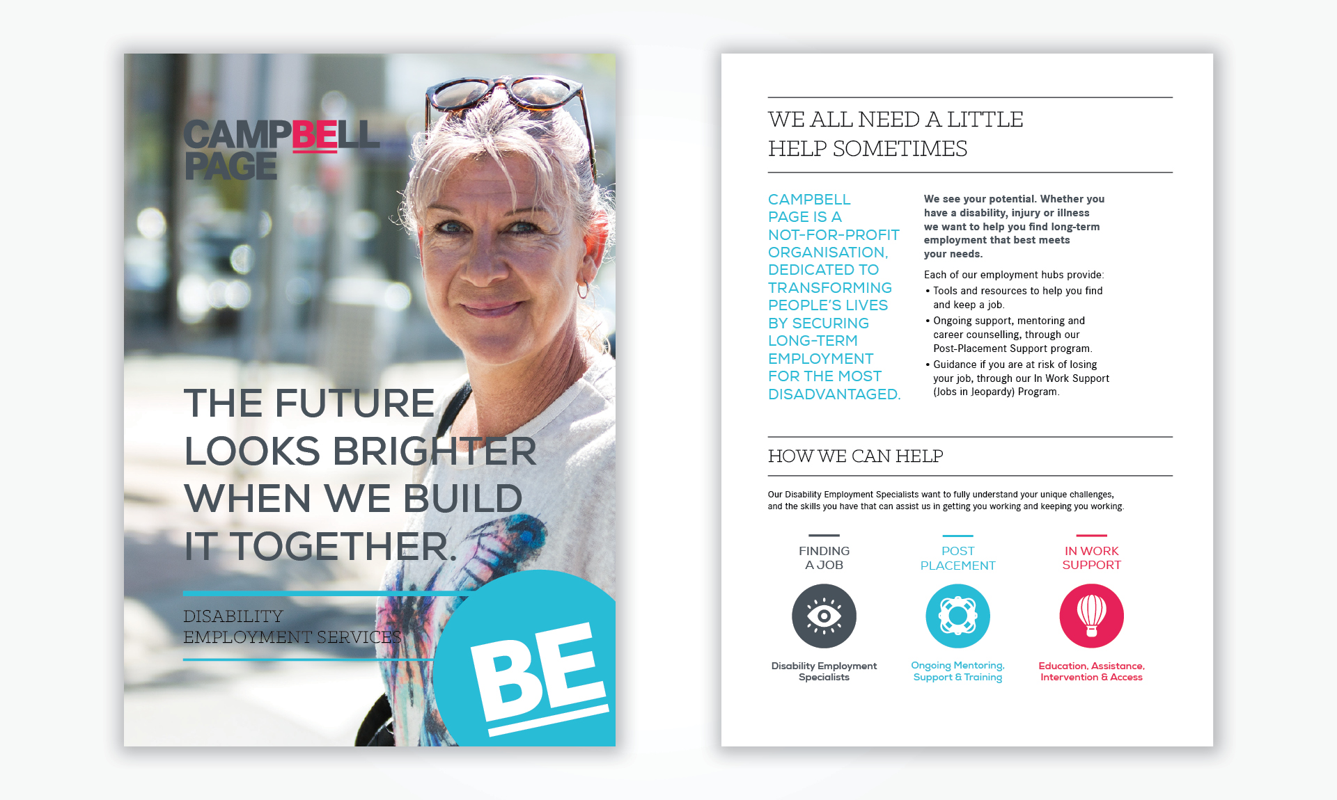 Campbell Page Brand Refresh and Rollout by Think Creative Agency