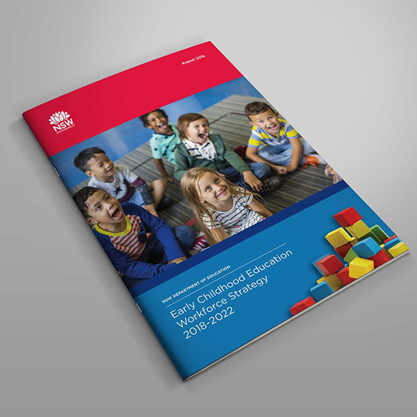 NSW Dept of Education brochure design by Think Creative Agency Featured