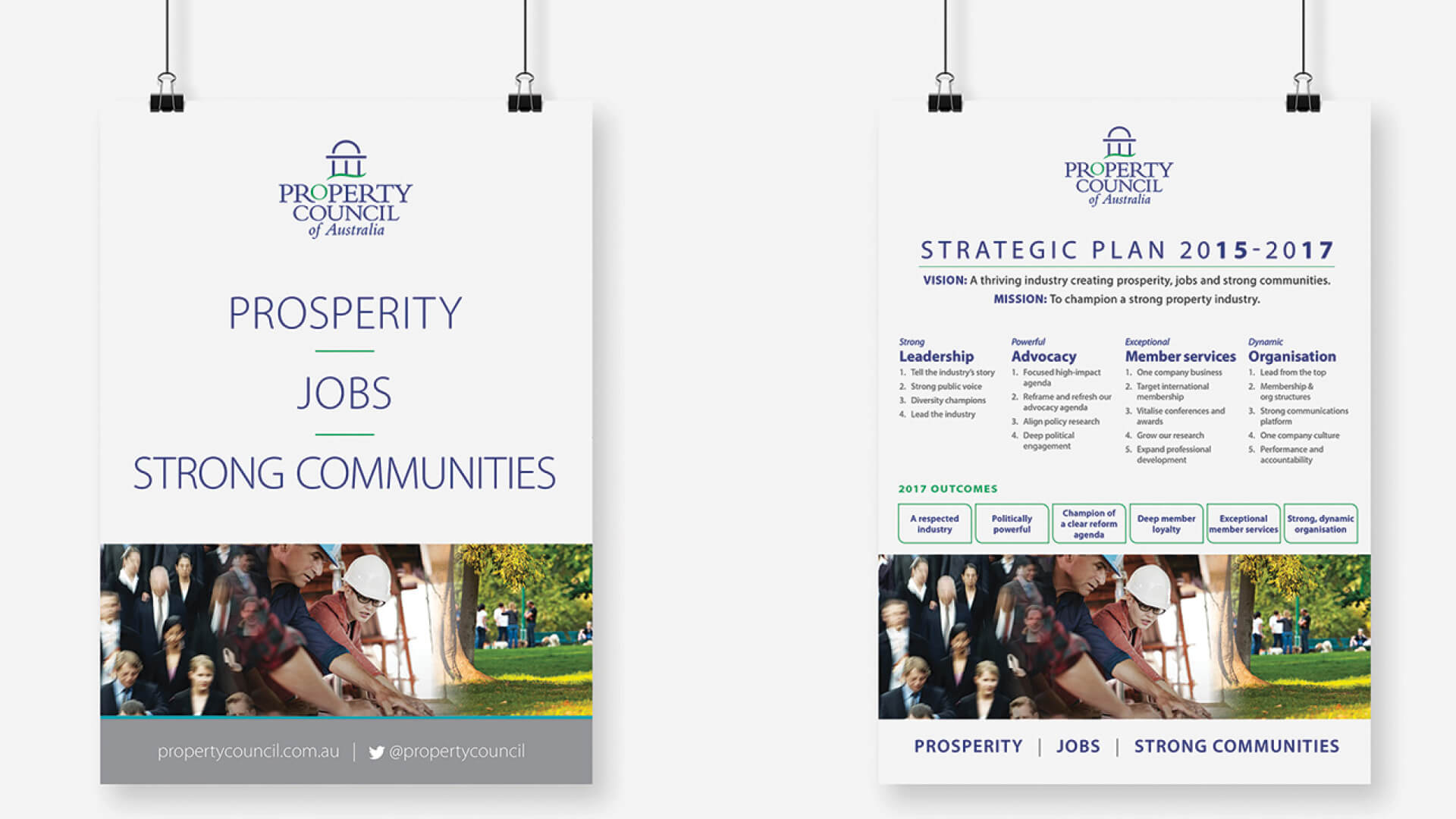 Property Council of Australia brochure design by Think Creative Agency Featured
