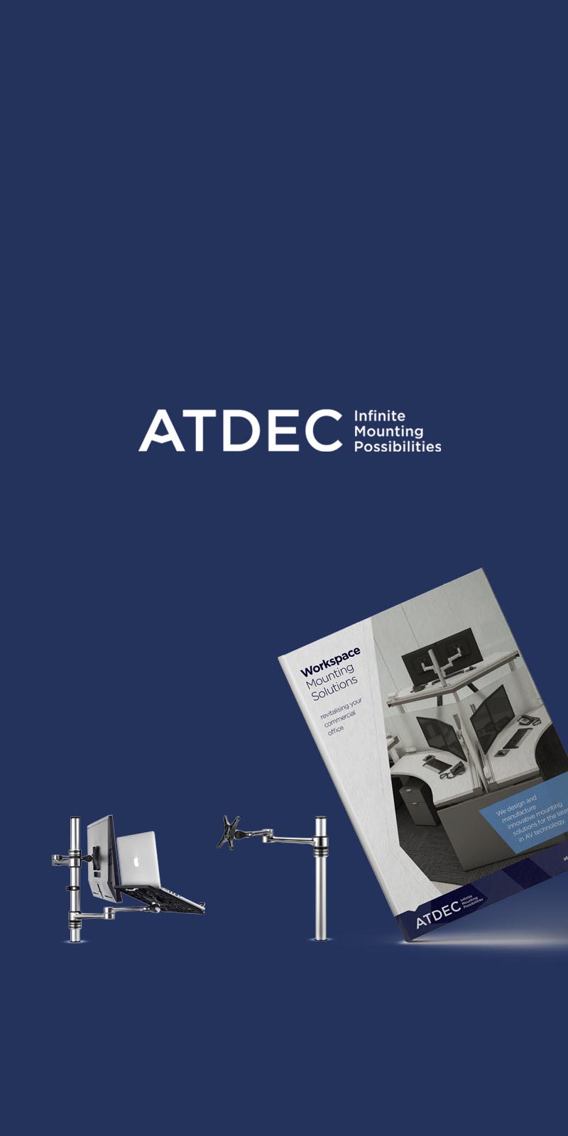 Atdec trade show booth design by Think Creative Agency