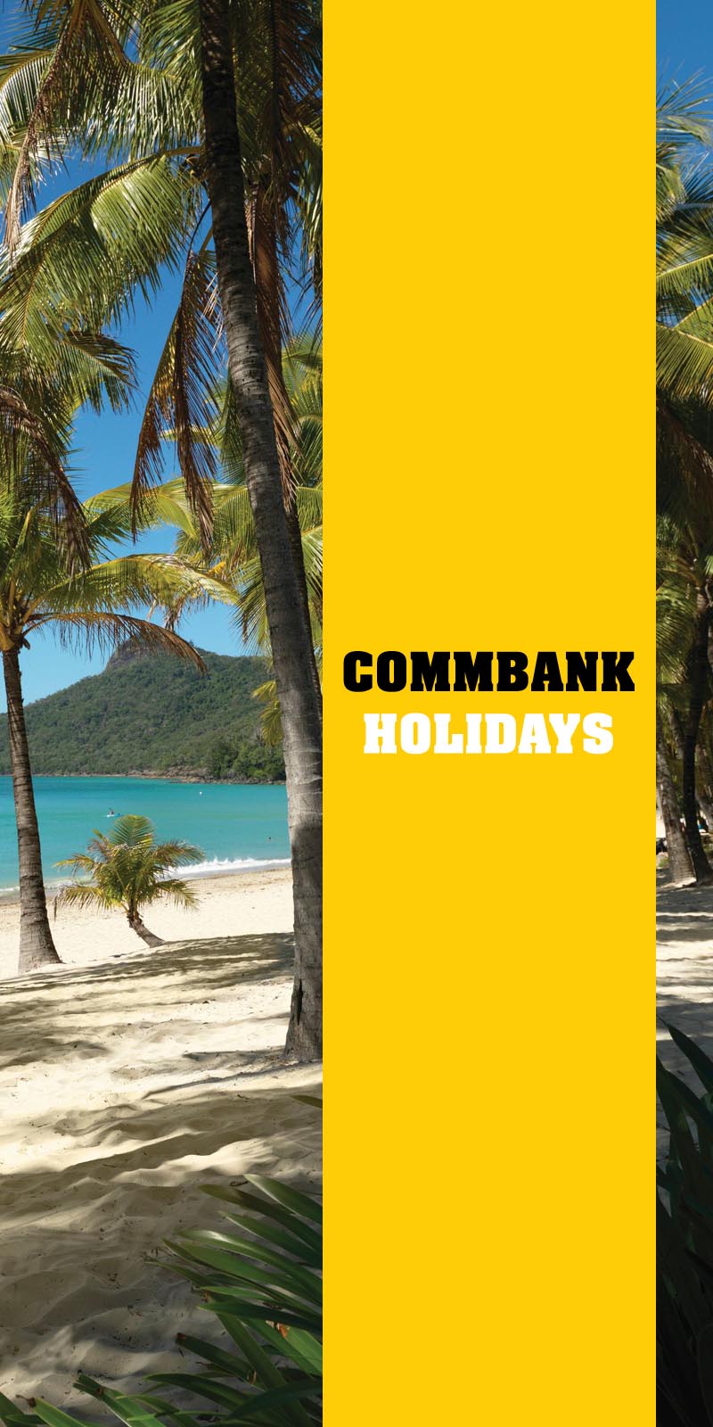 CommBank Holidays poster design by Think Creative Agency