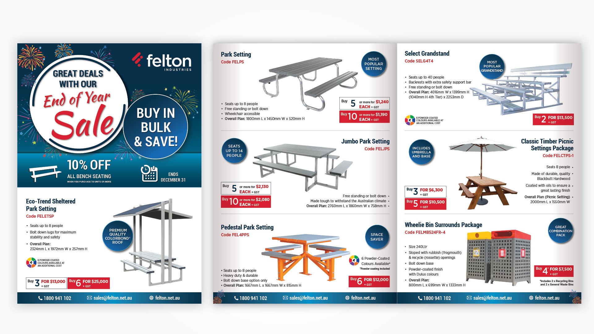 Felton Industries Brochure design by Think Creative agency