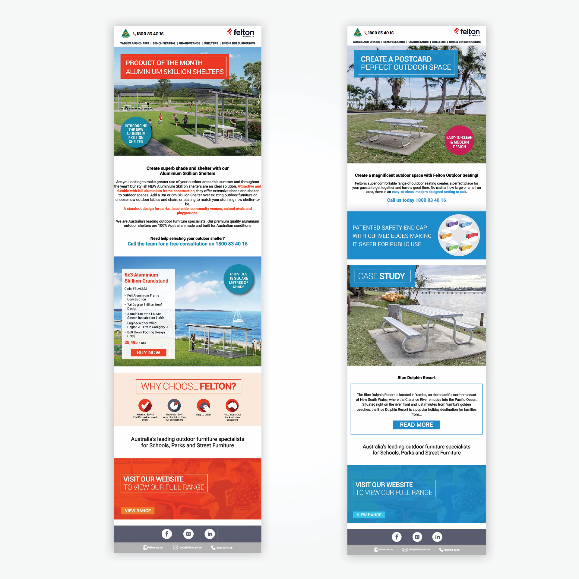 Felton Mobile Website Design by Think Creative Agency
