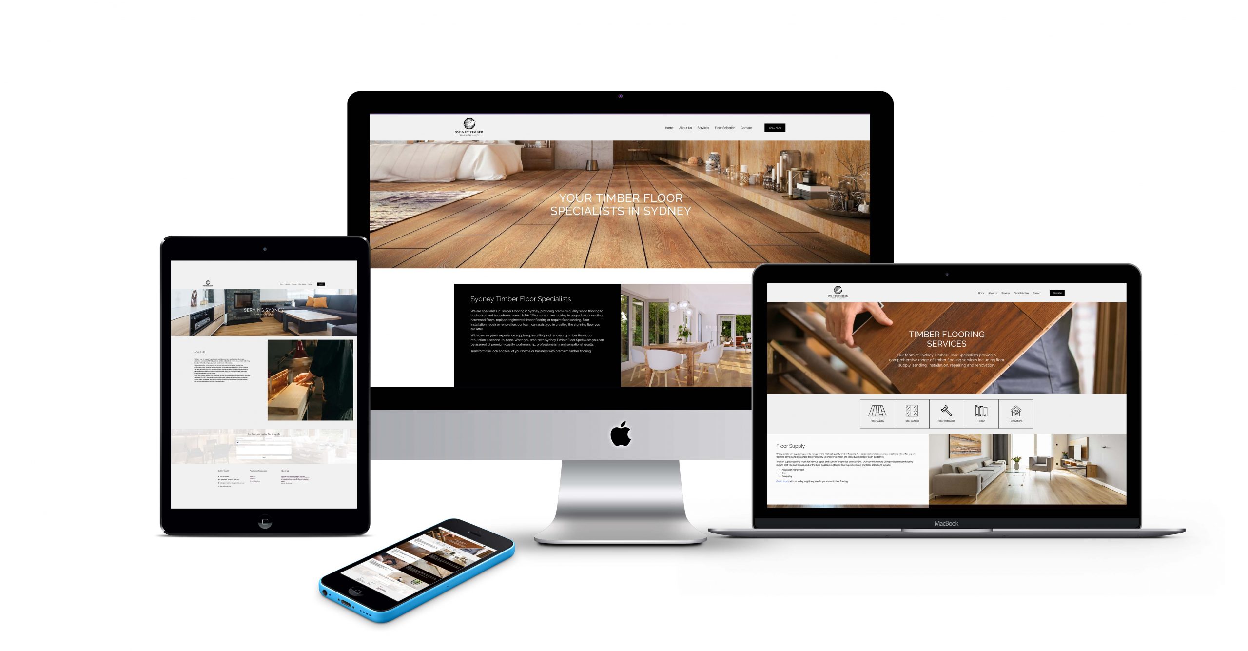 Sydney Timber Floor Specialists Website Brand Refresh
