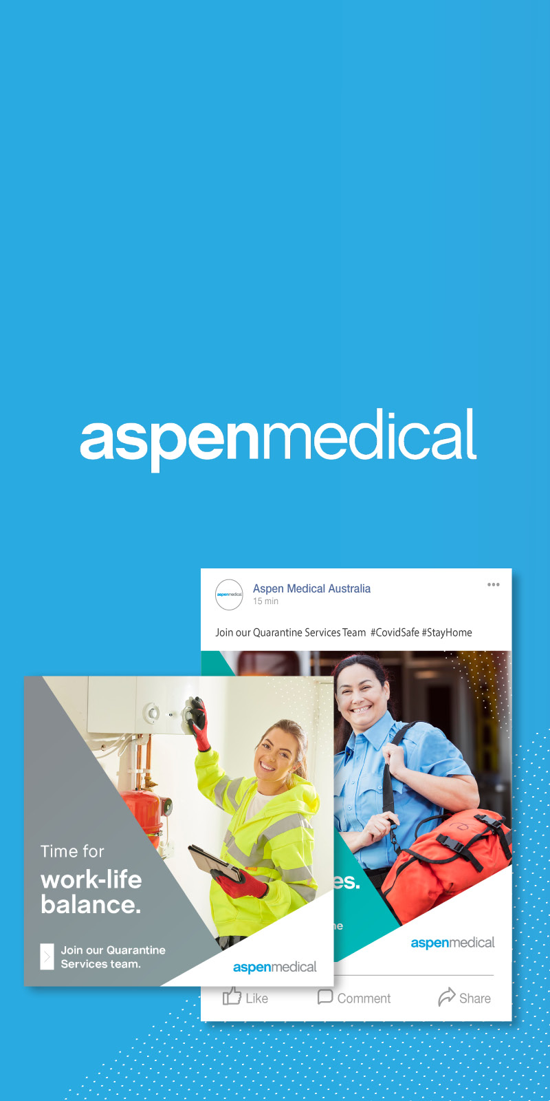 Aspen Medical campaign by Think Creative