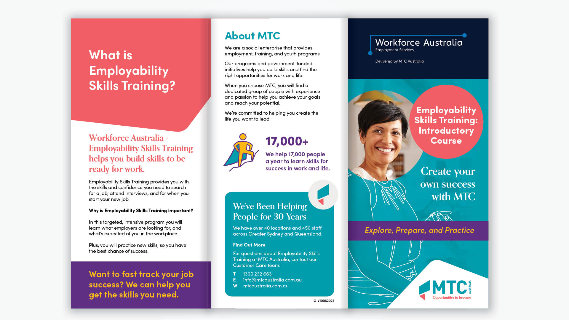 MTC flyer by think creative agency