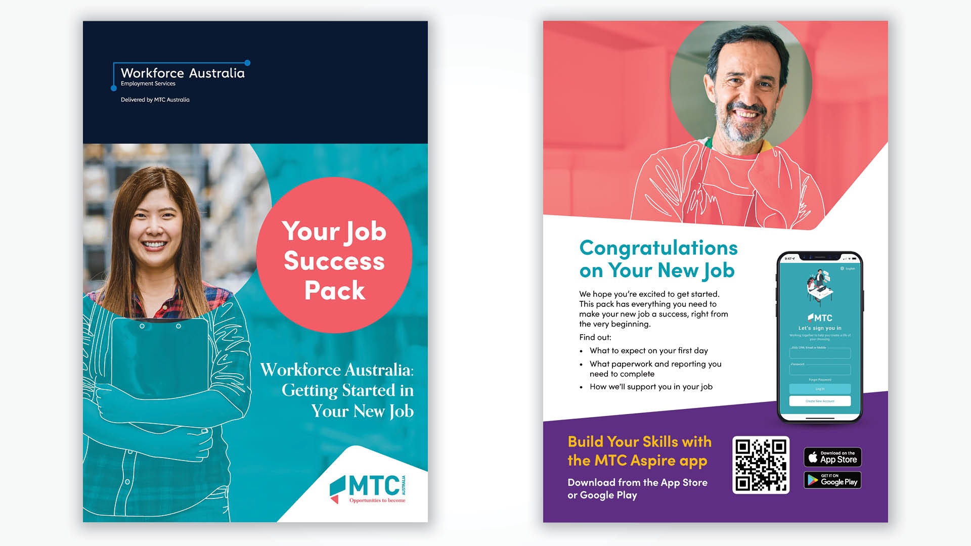 MTC flyers by think creative agency
