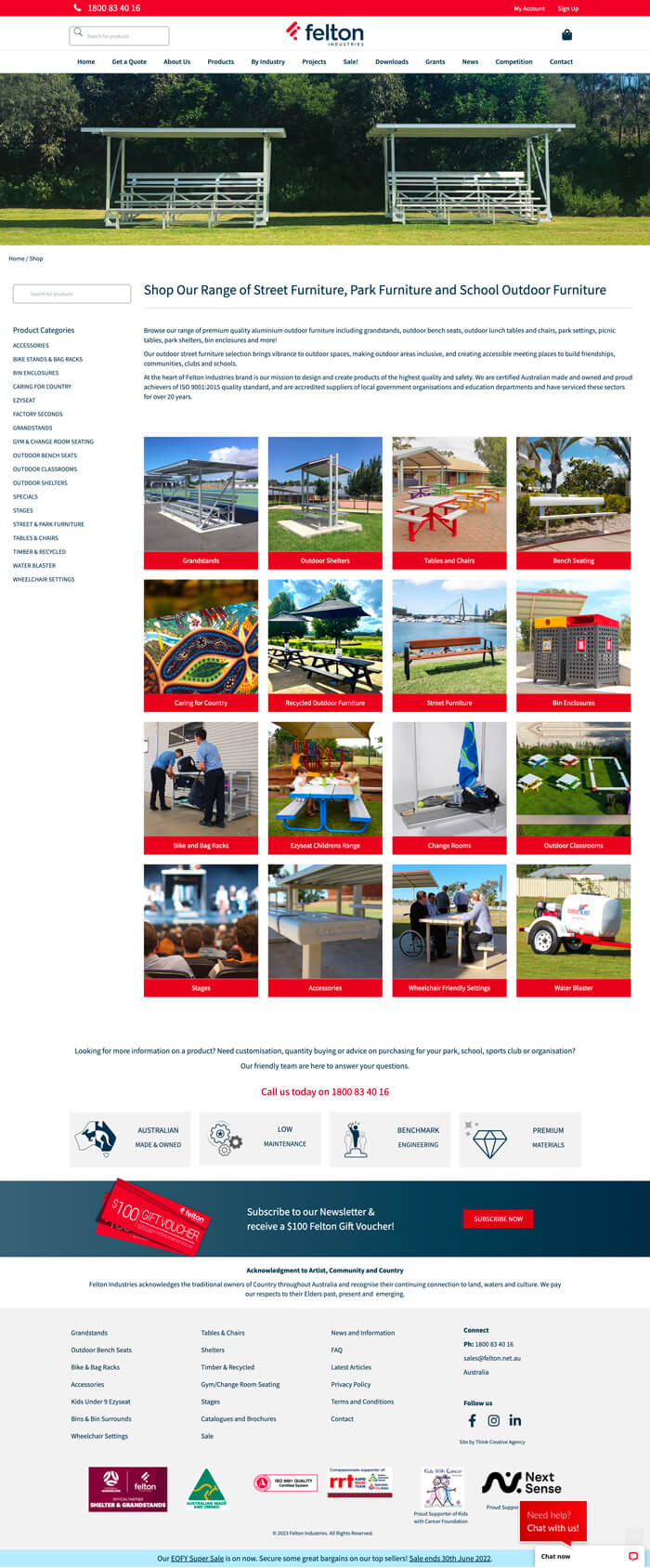 Felton Web Design Homepage