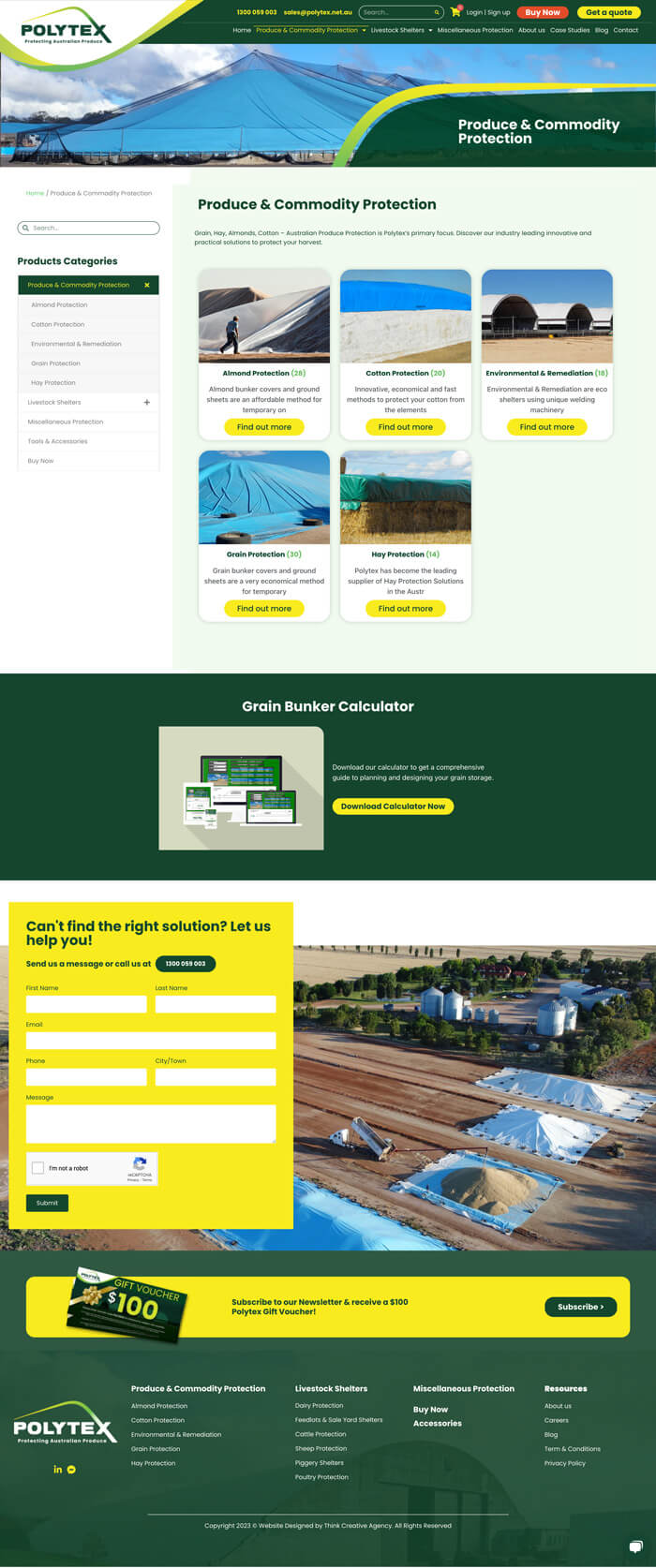 Polytex Web Design Products
